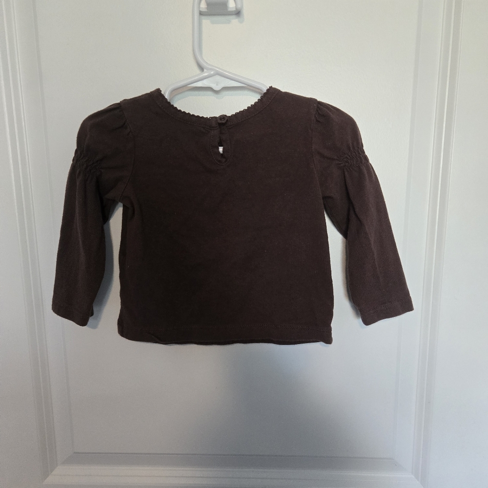 Grandma Love Me Long Sleeve T-shirt With Owl - Picture 3 of 4